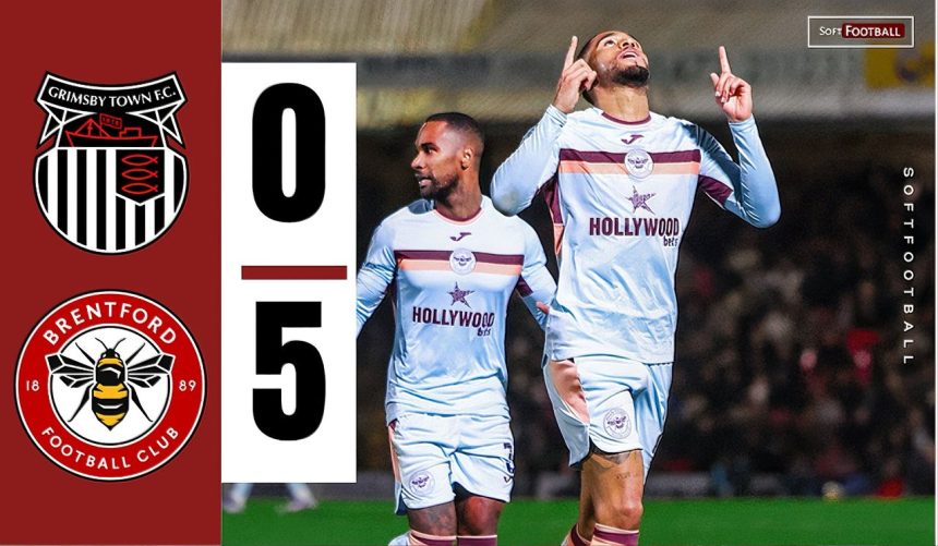 Grimbsy town vs Brentford (Photo Credit: Softfootball Media)