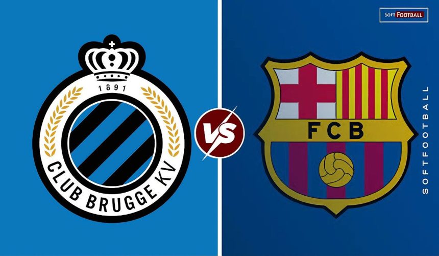 Club Brugge vs Barcelona (Photo Credit: Softfootball Media)