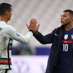 Kylian Mbappe and Cristiano Ronaldo (Photo Credit: France football X handle)