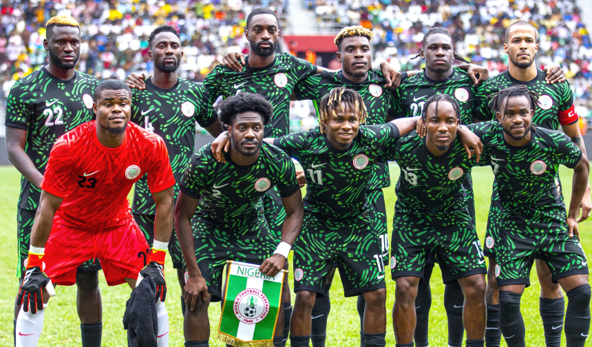 Nigeria National Team (Photo Credit: Super Eagles X handle)