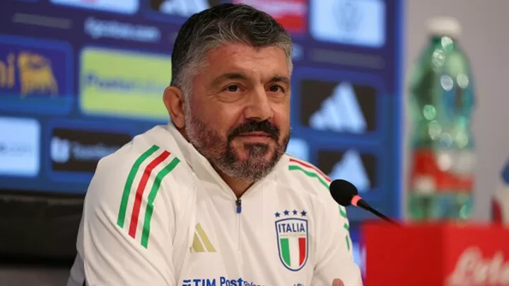 Italy national team coach Gennaro Gattuso (Photo Credit: Italy football X handle)