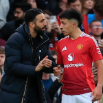 Ruben Amorim and Lisandro Martinez (Photo Credit: Manchester united website)