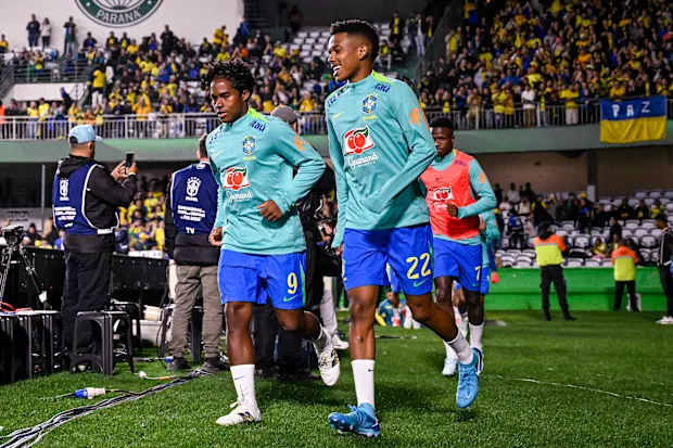 Endrick and Estevao (Photo Credit: Brazil Football facebook page)