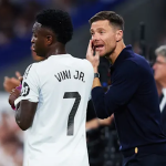 Xabi Alonso and Vinicius jr (Photo Credit: Real Madrid website)
