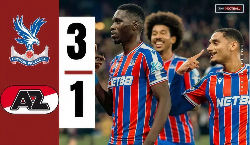 Crystal Palace vs AZ Alkmaar (Photo Credit: Softfootball Media)