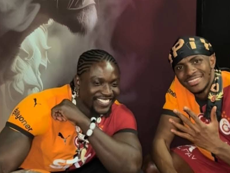 Verydarkman and Victor Osimhen (Photo Credit: Verdarkman Instagram handle)