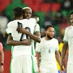 Victor Osimhen and teammates after 4-1 victory over Gabon (Picture Credit: FIFA Media)
