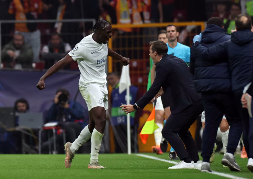 Royal Union Saint Gilliose celebrate after scoring (Photo Credit: (Photo Credit: Uefa website)