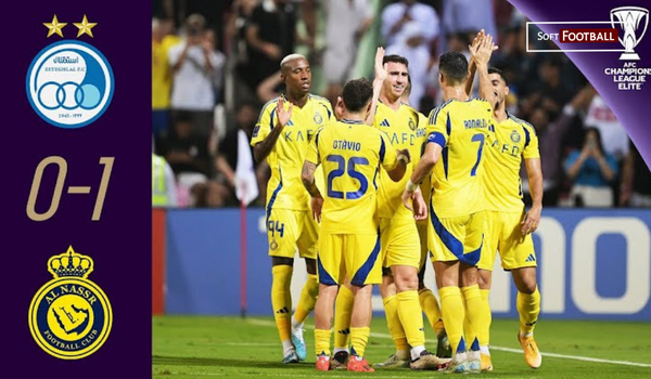 Al-Nassr Narrow 1–0 Victory at Esteghlal - Photo Credit : Softfootball Media