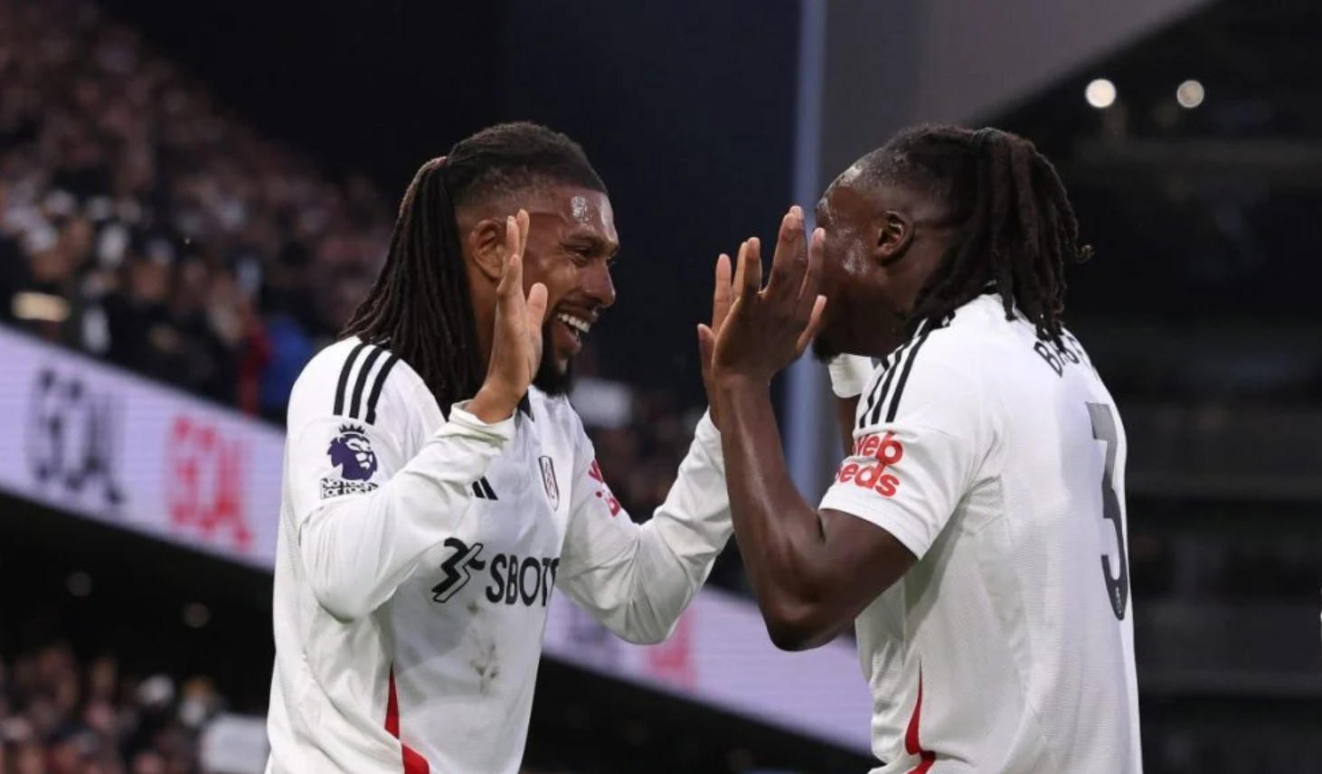 Alex Iwobi and Calvin Bassey. (Photo Credit: Fulham Media).