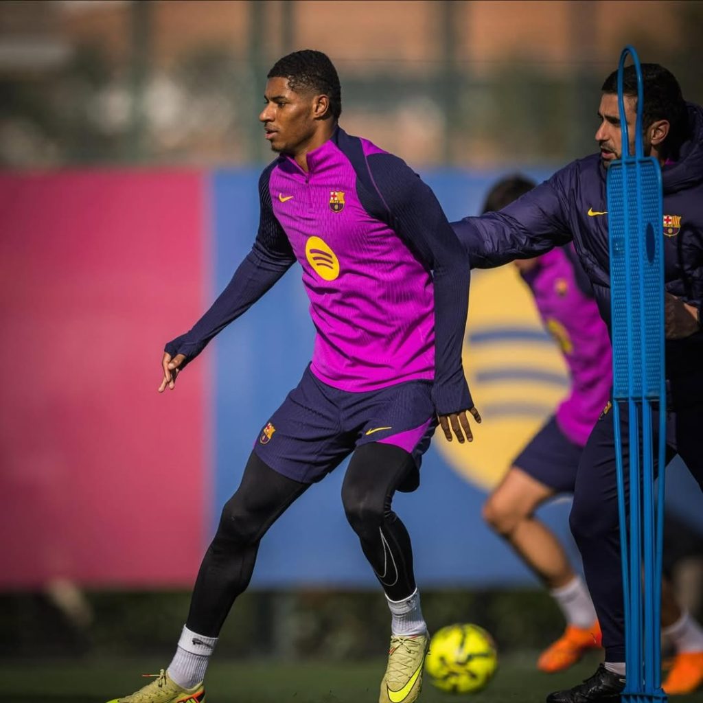 Rashford of Barcelona (Photo Credit: Rashford via IG)