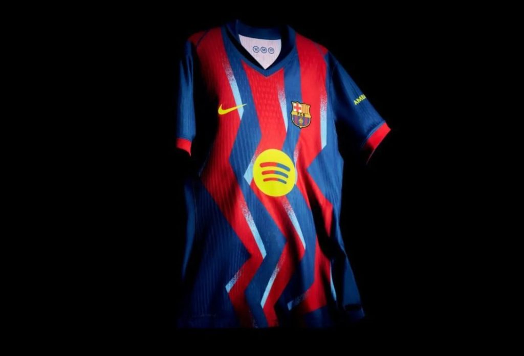 Barcelona's fourth jersey. (Photo Credit: Barcelona Media.).