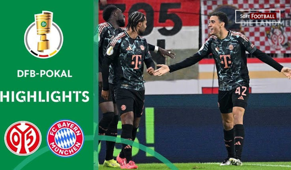 Bayern Munich Cruise to 4-0 Win Over Mainz in DFB-Pokal - Photo Credit : Softfootball Media