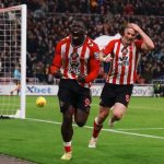 Brian Brobbey celebrates a goal. Photo Credit: Sunderland Media.