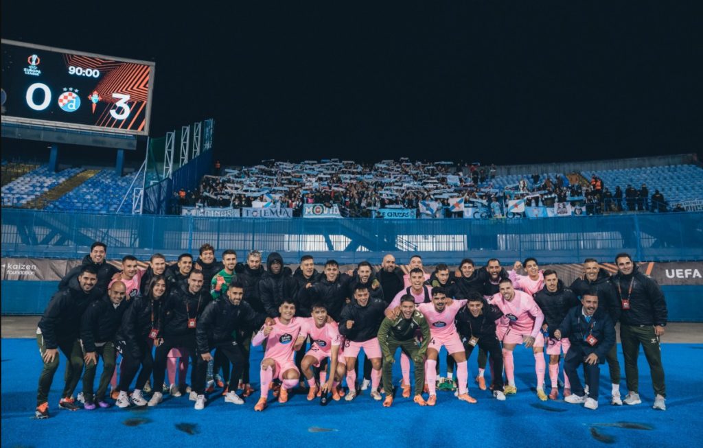 Celta Vigo players. Photo Credit: Celta Media.