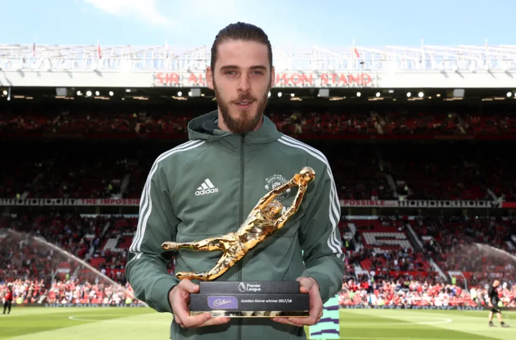 David De Gea Golden Glove award (Credit: Manchester United X)