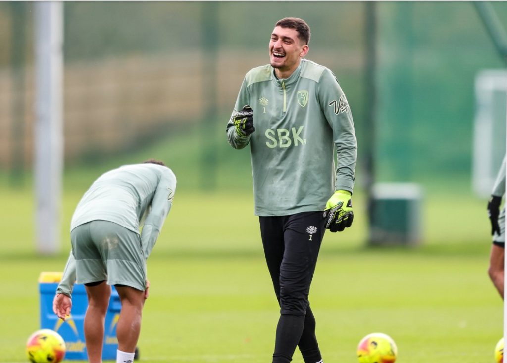Đorđe Petrović in training. (Photo Credit: Bournemouth Media).