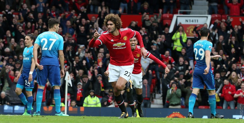 Marouane Fellaini in action (Photo Credit: Manchester United via X)