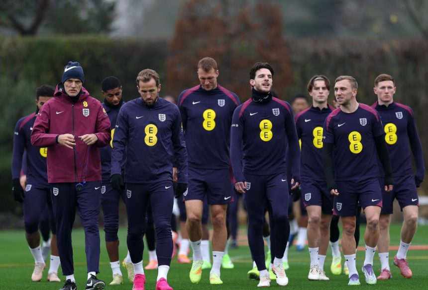 England squad in training. (Photo Credit: England Media).