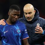 Enzo Maresca and Moises Caicedo (Photo Credit: Chelsea Media)