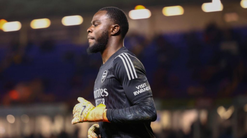 Ex-Arsenal goalkeeper Ovie Ejeheri. (Photo Credit: FC Midtjylland Media).