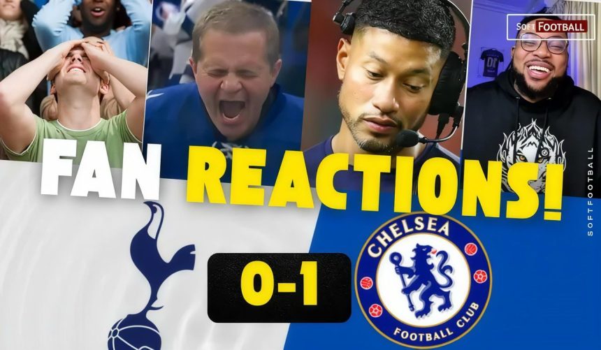 Fans Reaction - Tottenham Hotspur vs Chelsea (Photo Credit Softfootball Media)