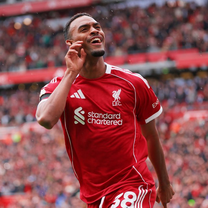 Ryan Gravenberch of Liverpool (Photo Credit: Liverpool via X)