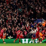 Liverpool players celebrate after scoring against Real Madrid (Photo Credit: Liverpool X handle)
