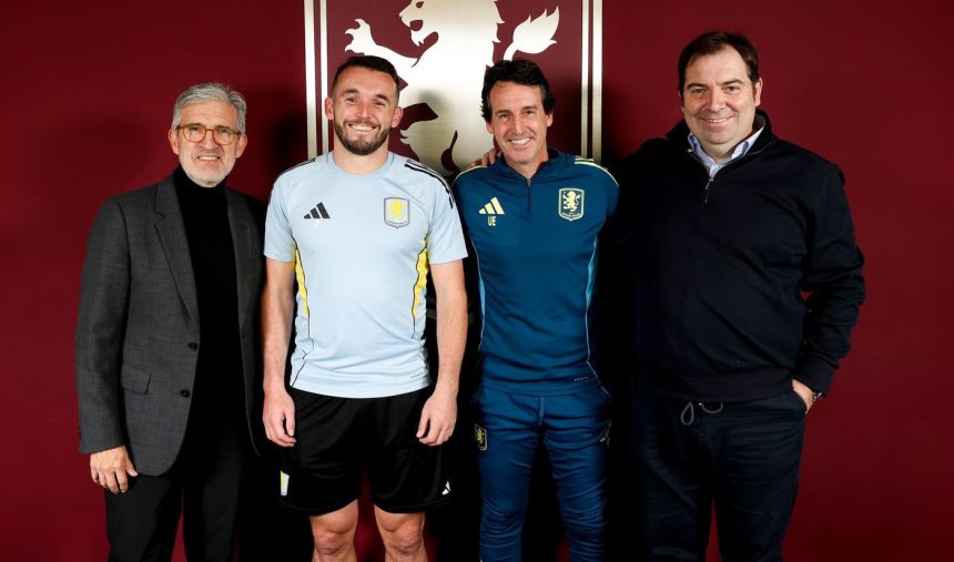 McGinn signs new deal (Photo Credit: Aston Villa via X)