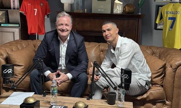 Piers Morgan and Cristiano Ronaldo (Photo Credit: Piers Morgan Via X)