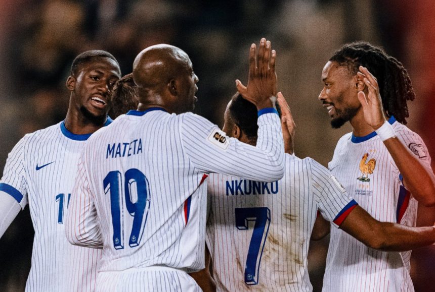 France Players Celebrate (Photo Credit: France Via X)