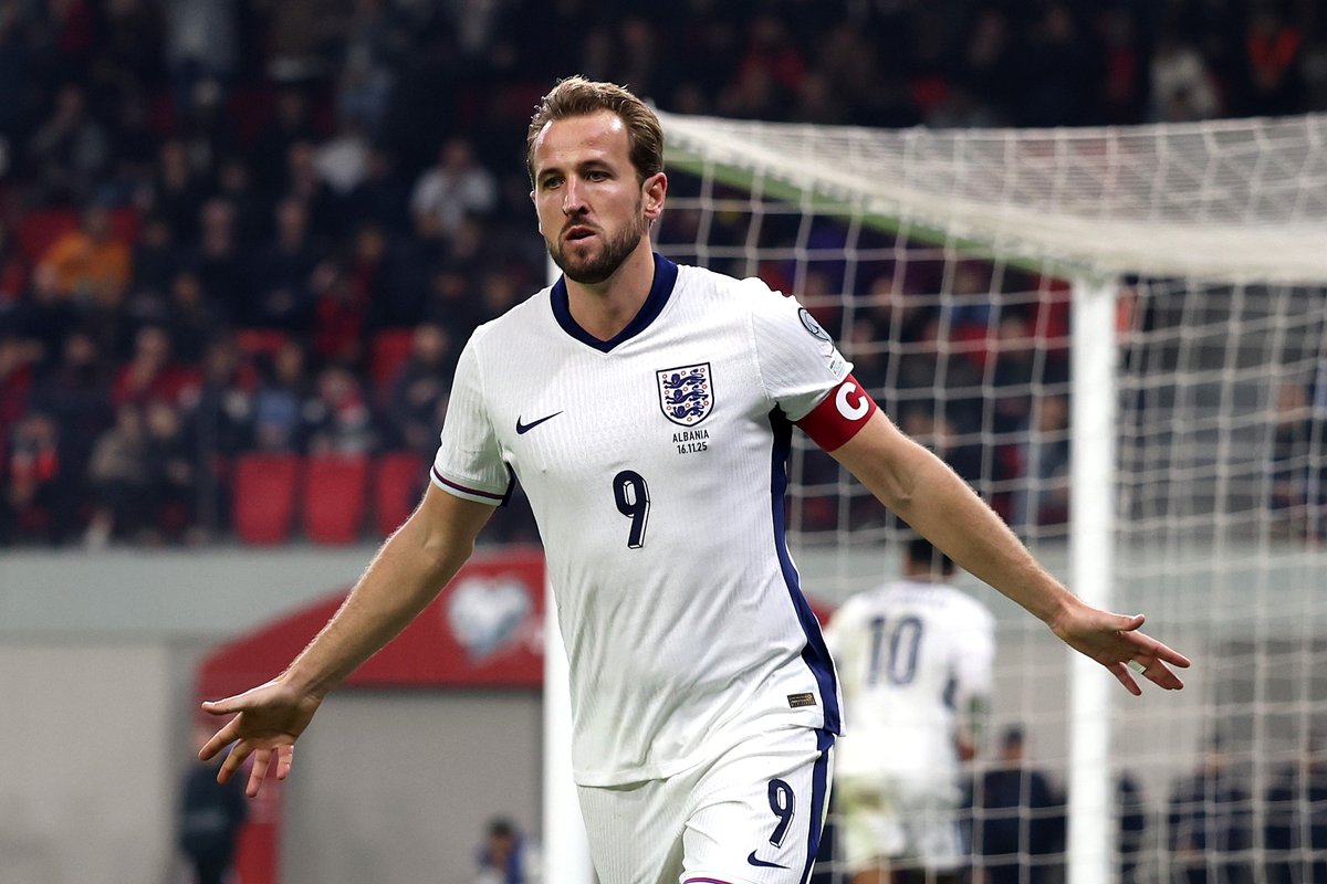 Harry Kane after scoring for England (Photo Credit: England via X)