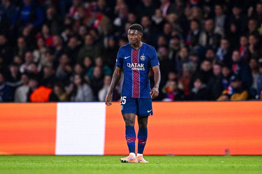 Nuno Mendes of PSG (Photo Credit: PSG Media)