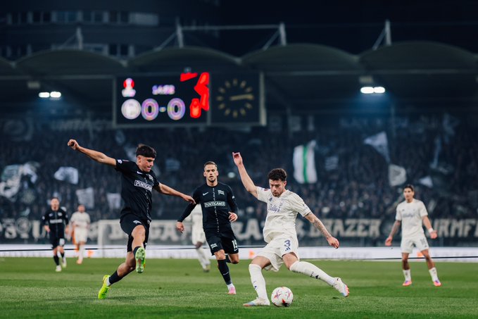 Nottingham Forest Vs Sturm Graz in the first half (Photo Credit: Nottingham Forest X handle)