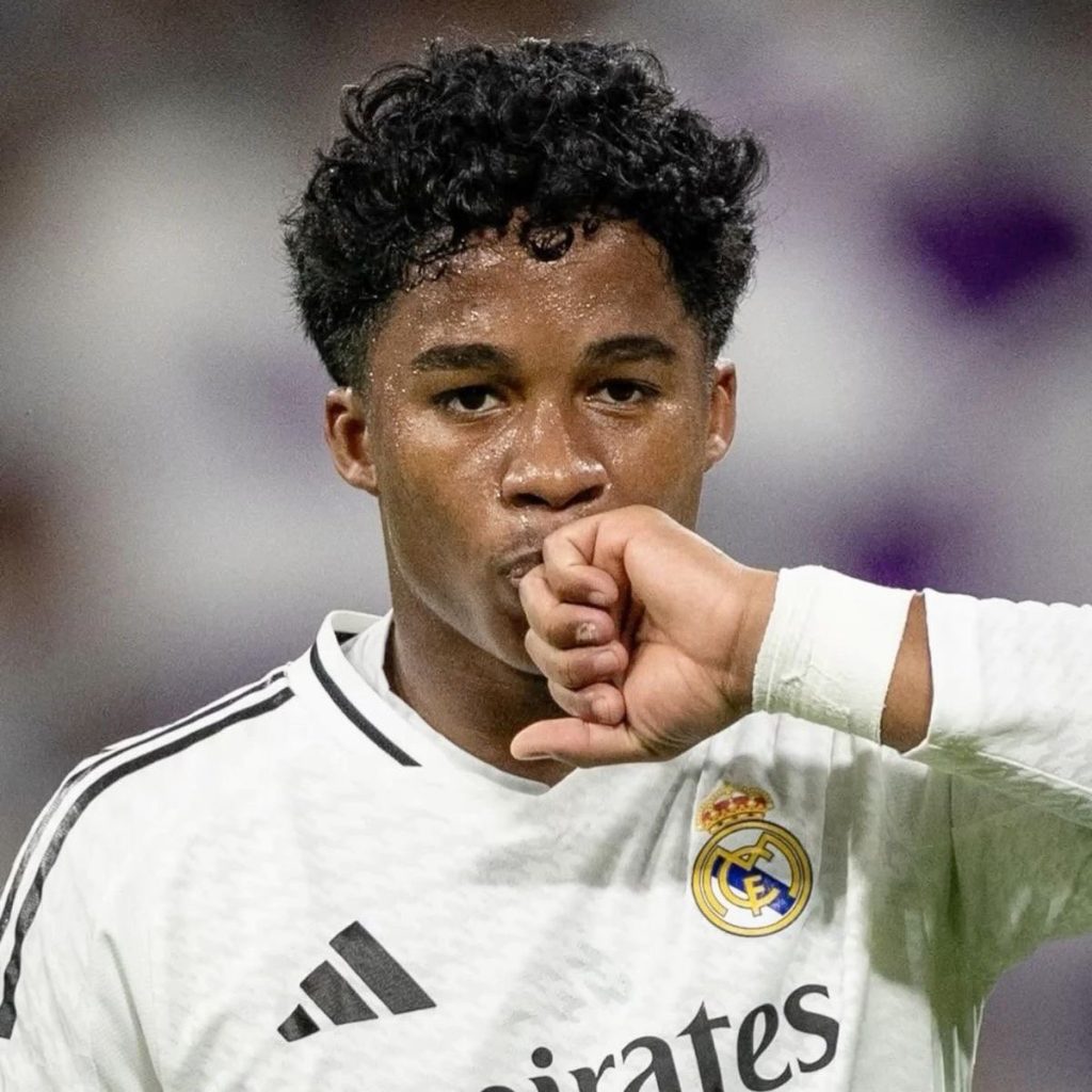 Endrick of Real Madrid (Photo Credit: Fabrizio Romano via X)