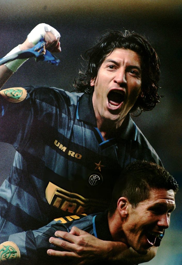 Diego Simeone as an Inter Milan player (Photo Credit: Inter Media)