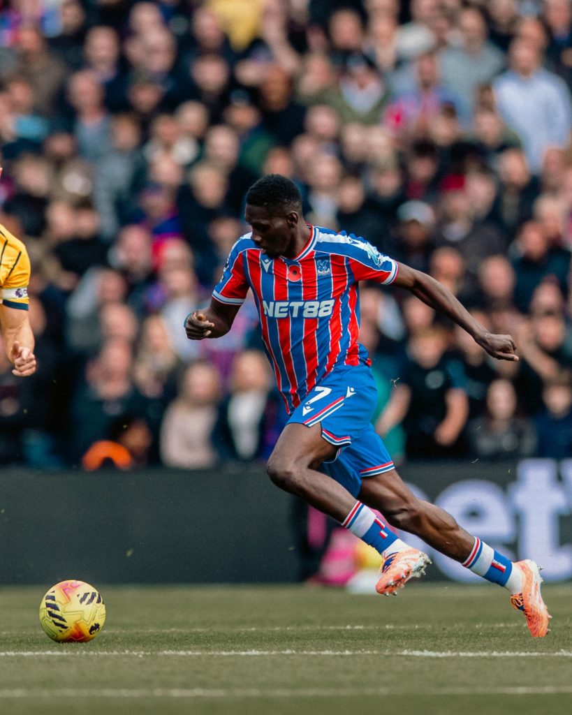 Ismaïla Sarr (Photo Credit: Crystal Palace via X)
