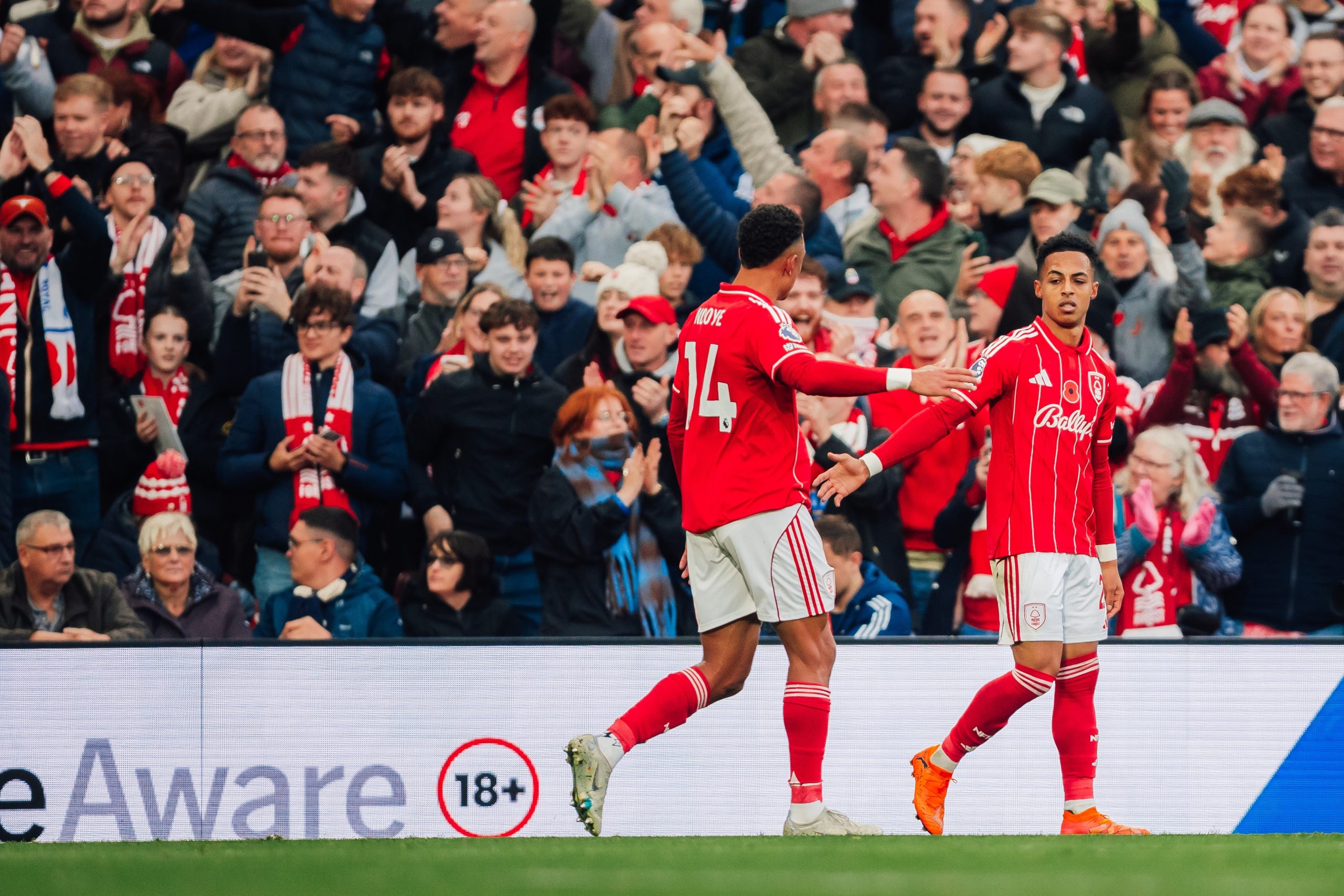 Nottingham Forest players (Photo Credit: Nottingham Forest via X)