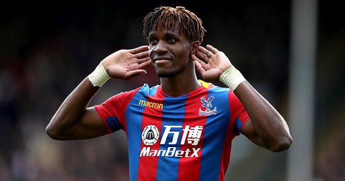 Birthday boy Wilfried Zaha.(Photo Credit: Palace via X)