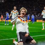 Nick Woltemade after scoring for German (Photo Credit: Germany via X)