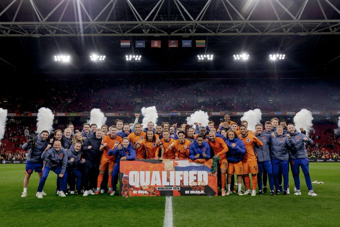 Netherland Players after qualification (Photo Credit: Netherland via X)