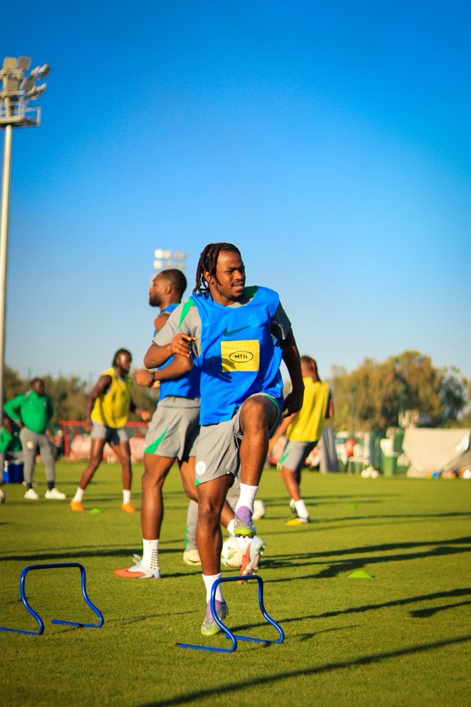 Super Eagle players in training (Photo Credit: Super Eagle via X)