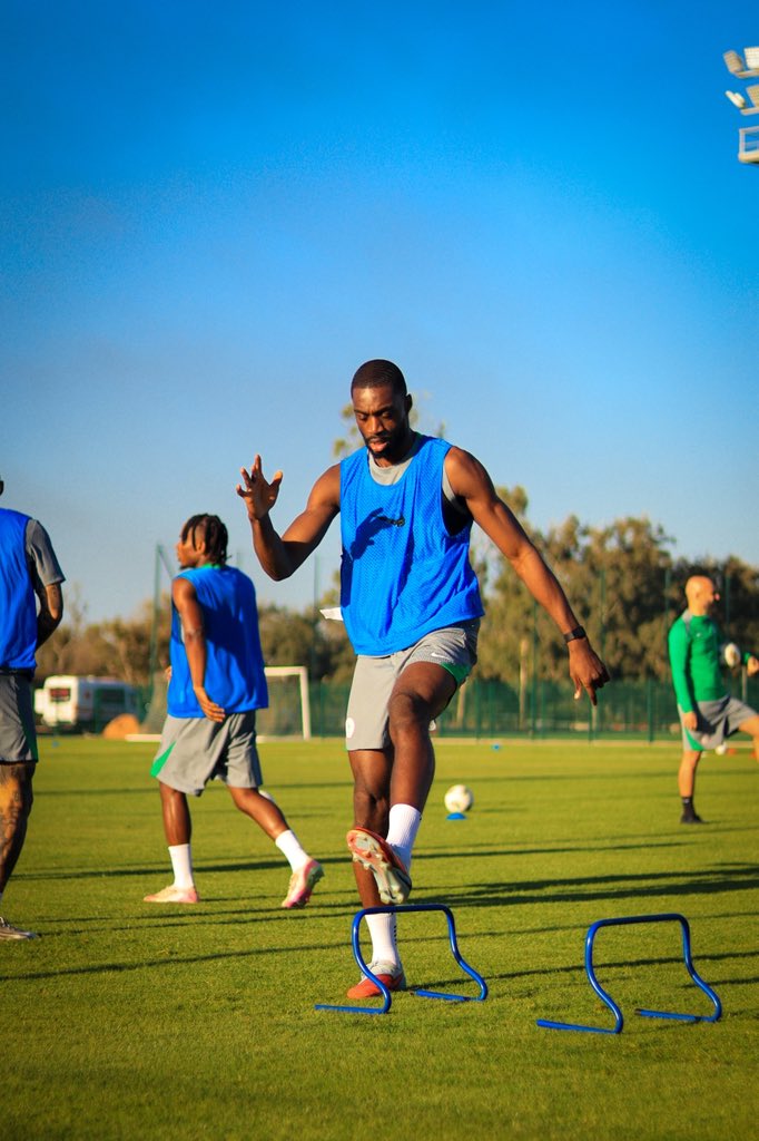 Super Eagle players in training (Photo Credit: Super Eagle via X)