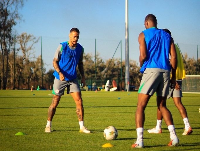 Super Eagle players in training (Photo Credit: Super Eagle via X)