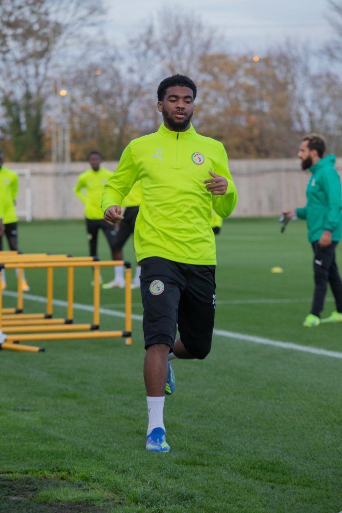 Senegal players in training (Photo Credit: Senegal Via X)