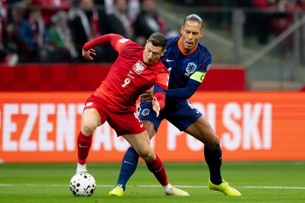 Lewandowski and Van Dijk (Photo Credit: Netherland via X)