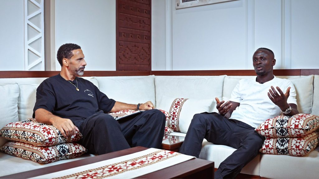 Rio Ferdinand and Sadio Mané (Photo Credit: Rio Ferdinand Presents via X)