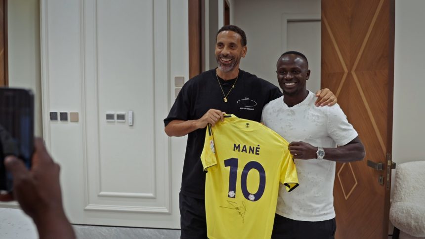 Rio Ferdinand and Sadio Mané (Photo Credit: Rio Ferdinand Presents via X)