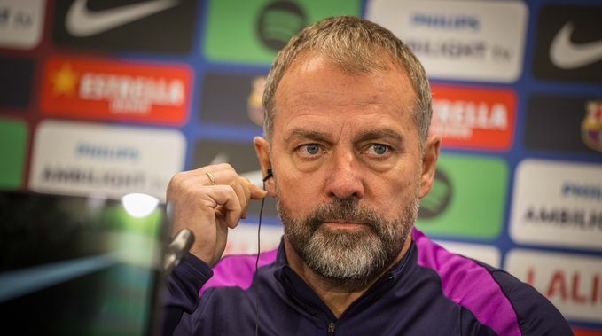 Hansi Flick (Photo Credit: Barcelona via X)