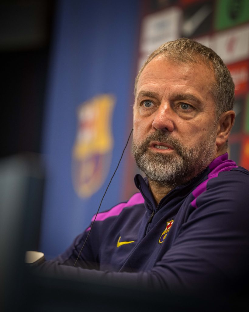 Hansi Flick (Photo Credit: Barcelona via X)